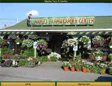 Tablet Screenshot of maplesfarm.com